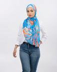 Hijab Scarf Electric blue