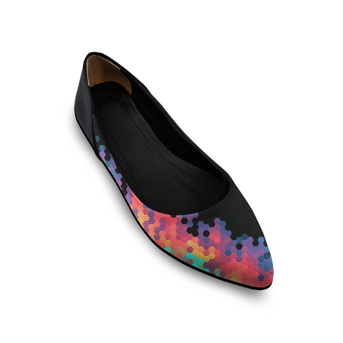 Flat Women's Shoe Hexagon - CANVAEGYPT