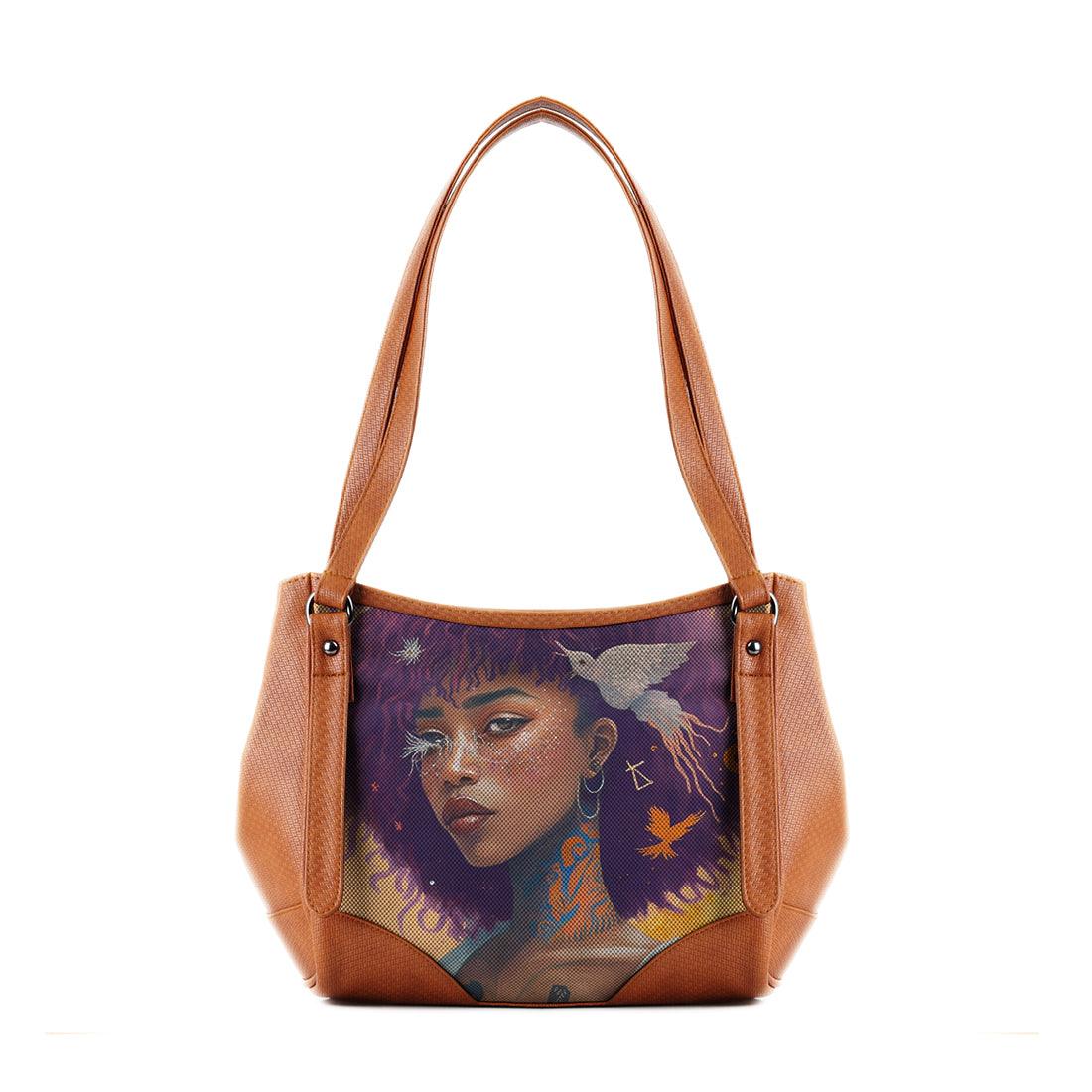 Leather Tote Bag Queen - CANVAEGYPT