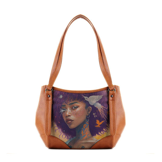 Leather Tote Bag Queen - CANVAEGYPT