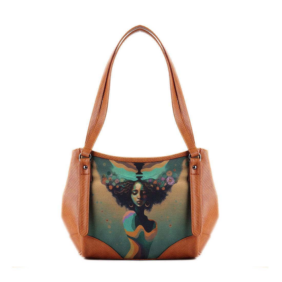 Leather Tote Bag Sea Queen - CANVAEGYPT
