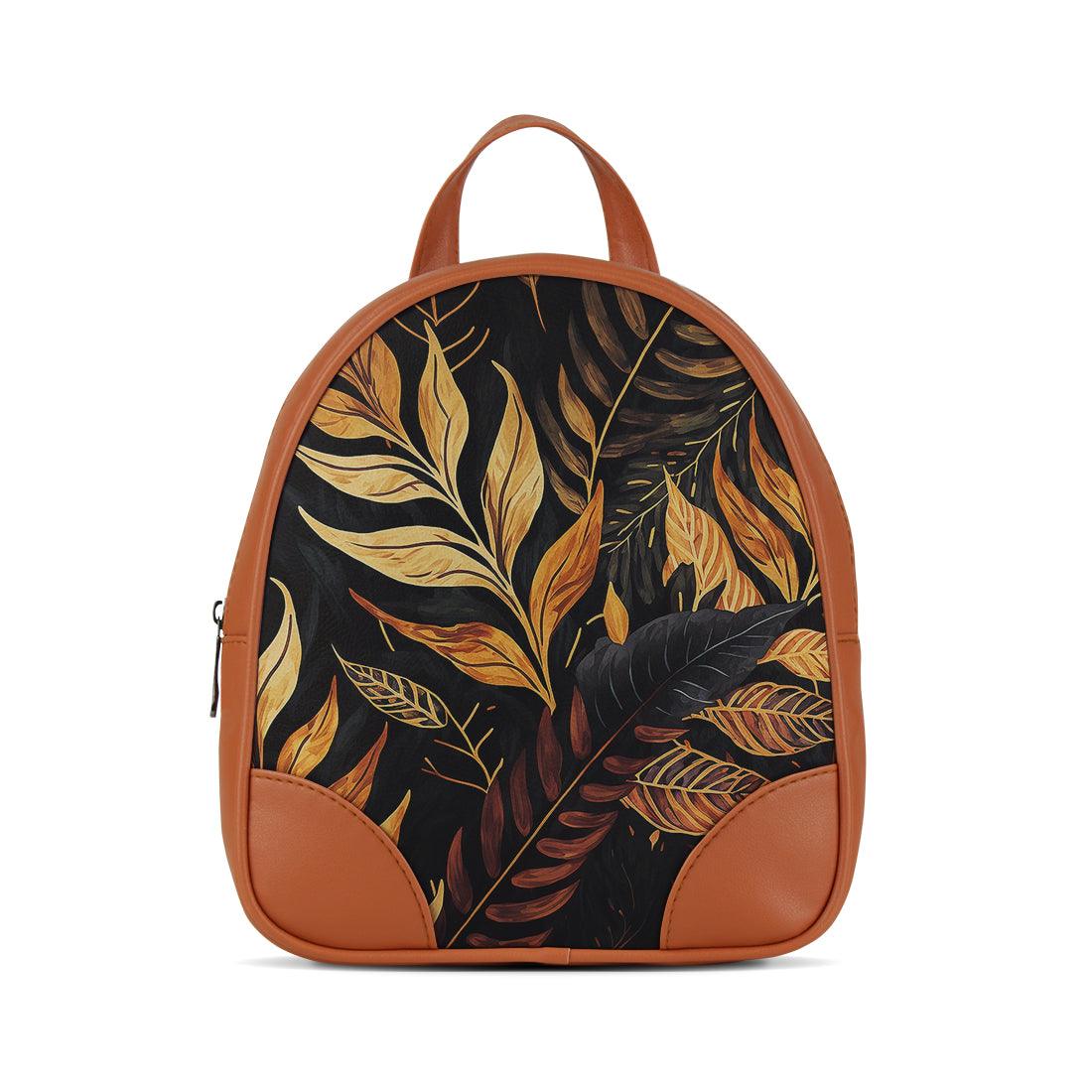Havana O Mini Backpacks Golden Leaves - CANVAEGYPT