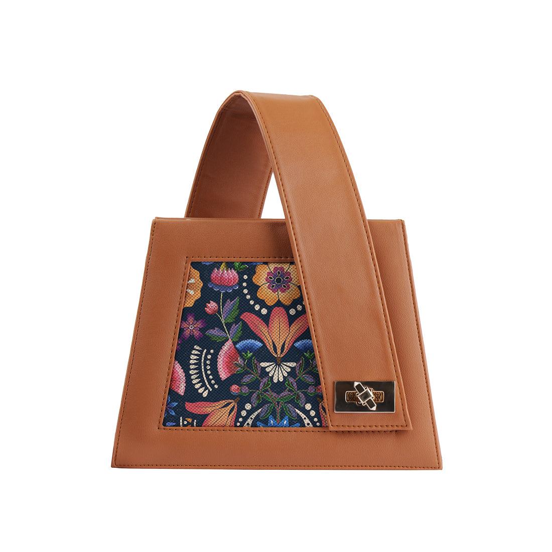 Havana One Handed Bag Floral Abstract - CANVAEGYPT
