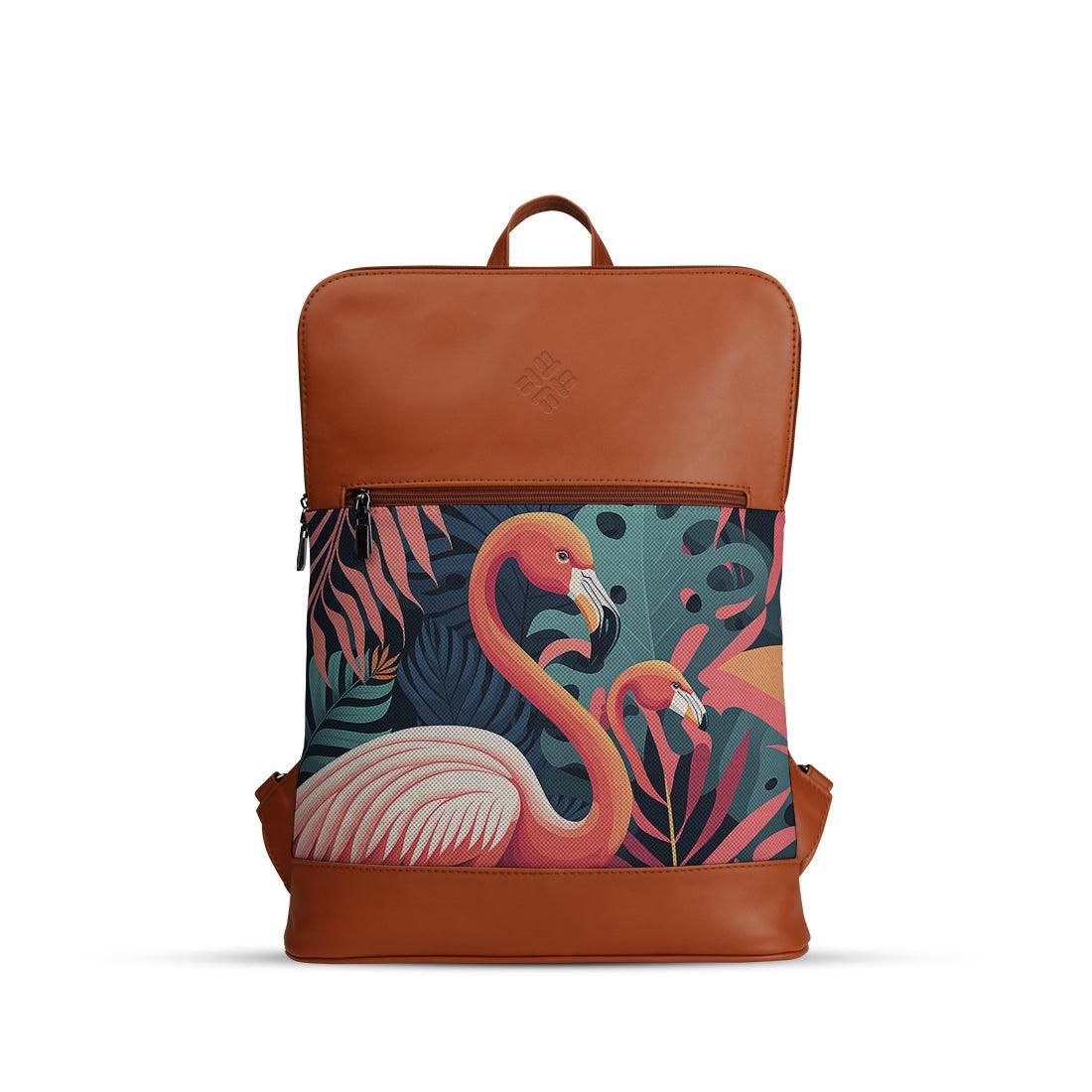 Havana Orbit Laptop Backpack Flamingo - CANVAEGYPT