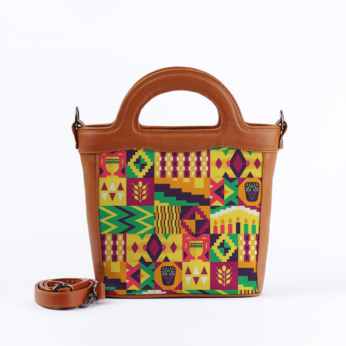 Havana Top Handle Handbag African - CANVAEGYPT