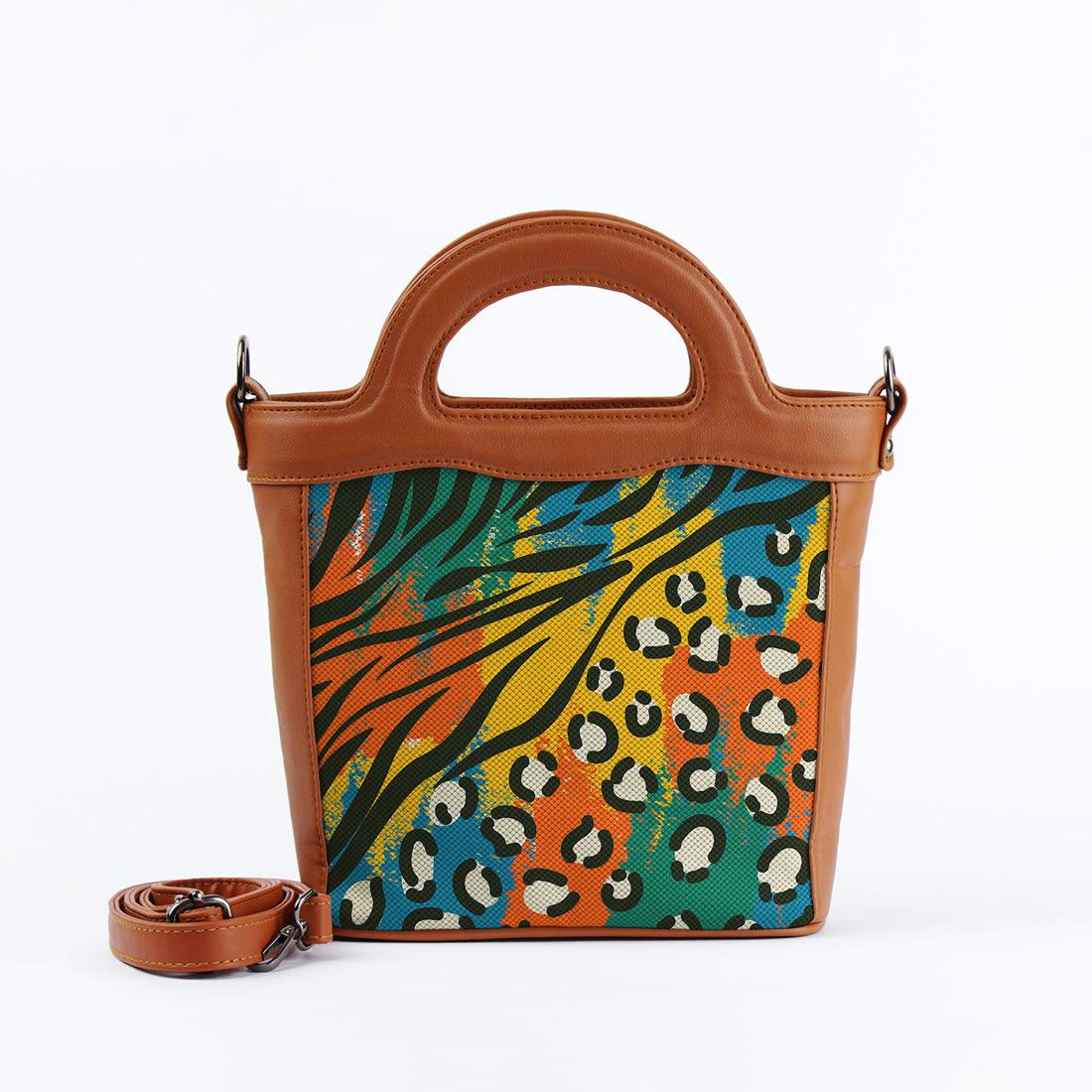Havana Top Handle Handbag African Colors - CANVAEGYPT