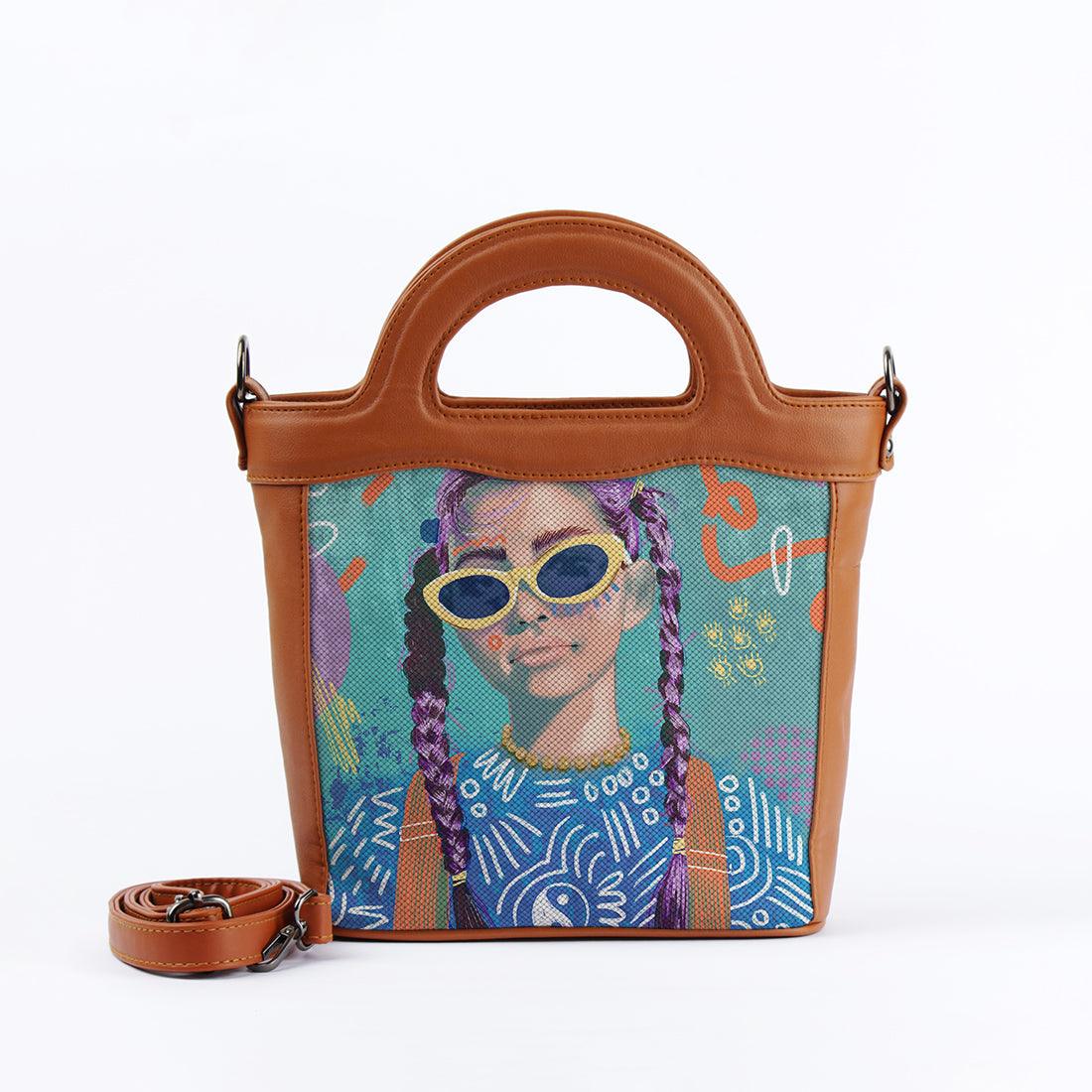Havana Top Handle Handbag Lilac locks - CANVAEGYPT