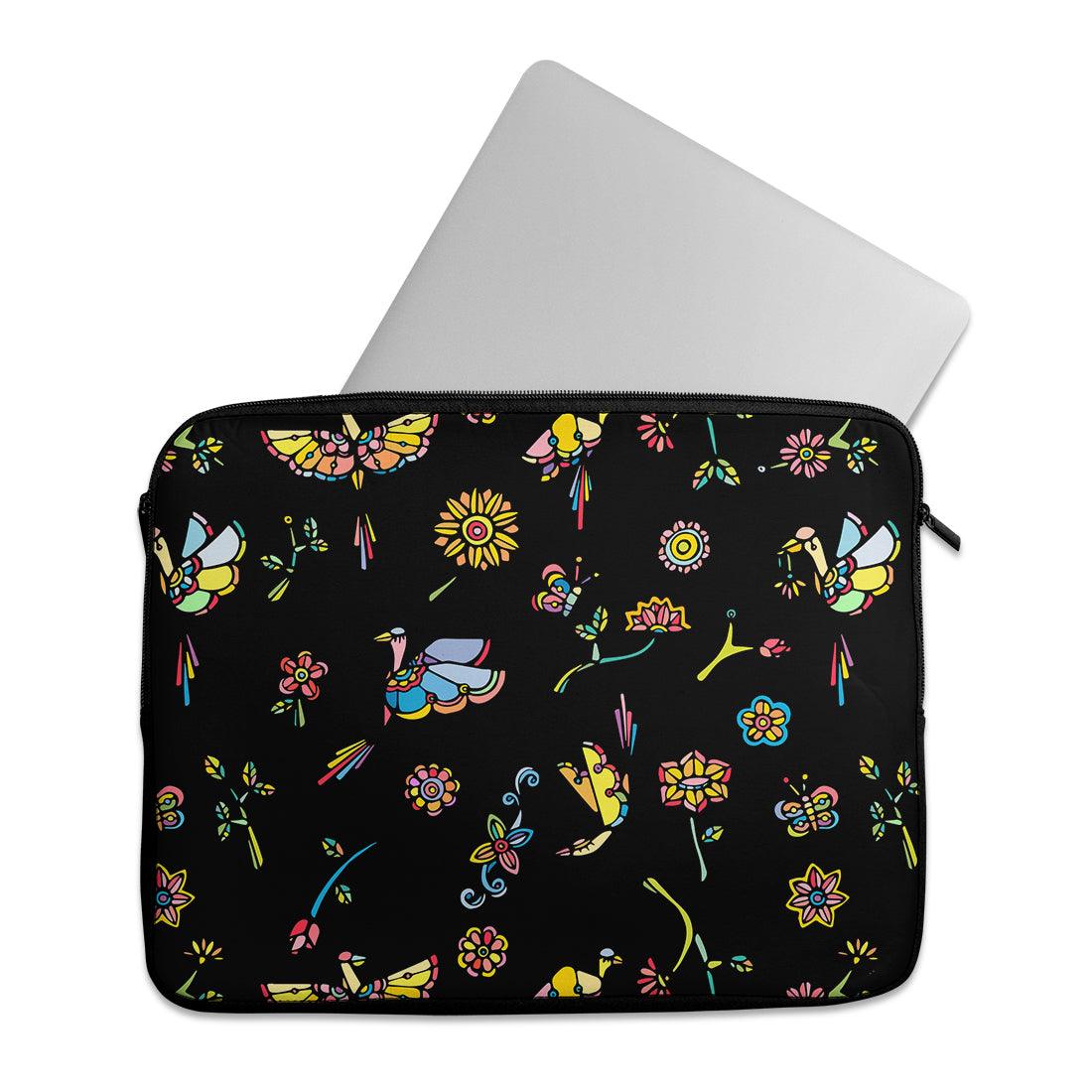 Laptop Sleeve Flowers and birds - CANVAEGYPT