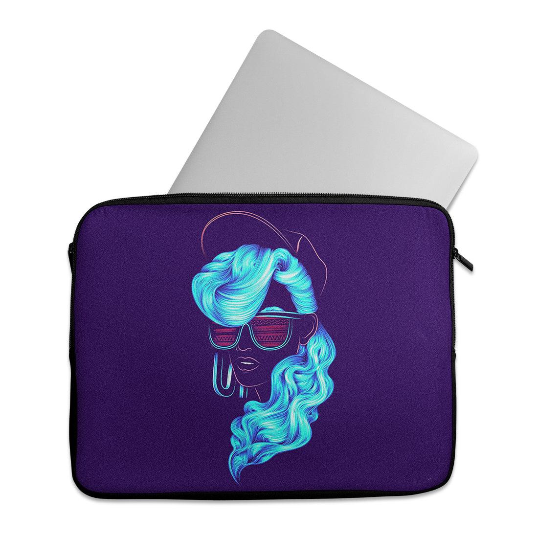 Laptop Sleeve Neon Girl - CANVAEGYPT