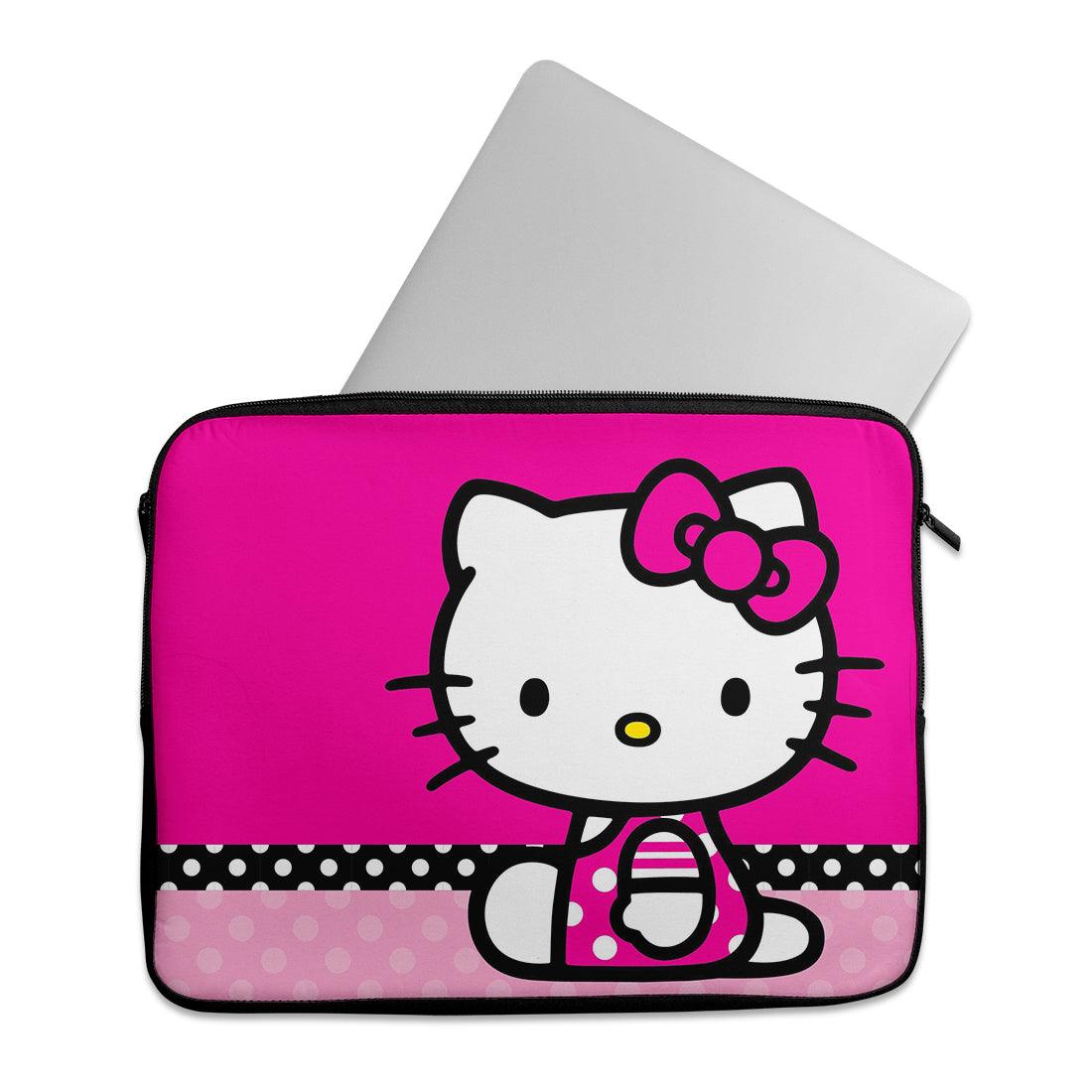Laptop Sleeve Pink kitty - CANVAEGYPT