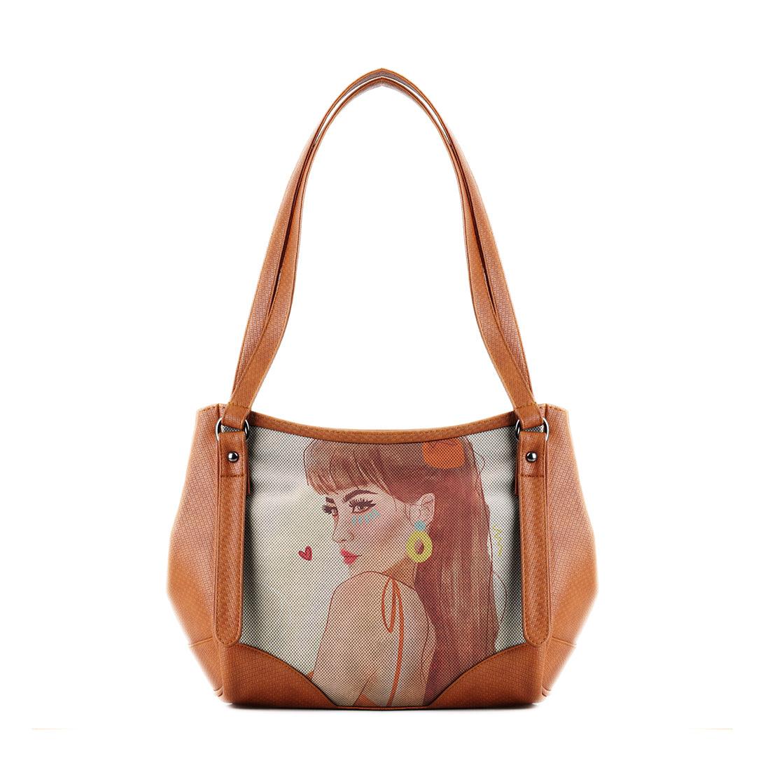 Leather Tote Bag Brunette Beauty - CANVAEGYPT