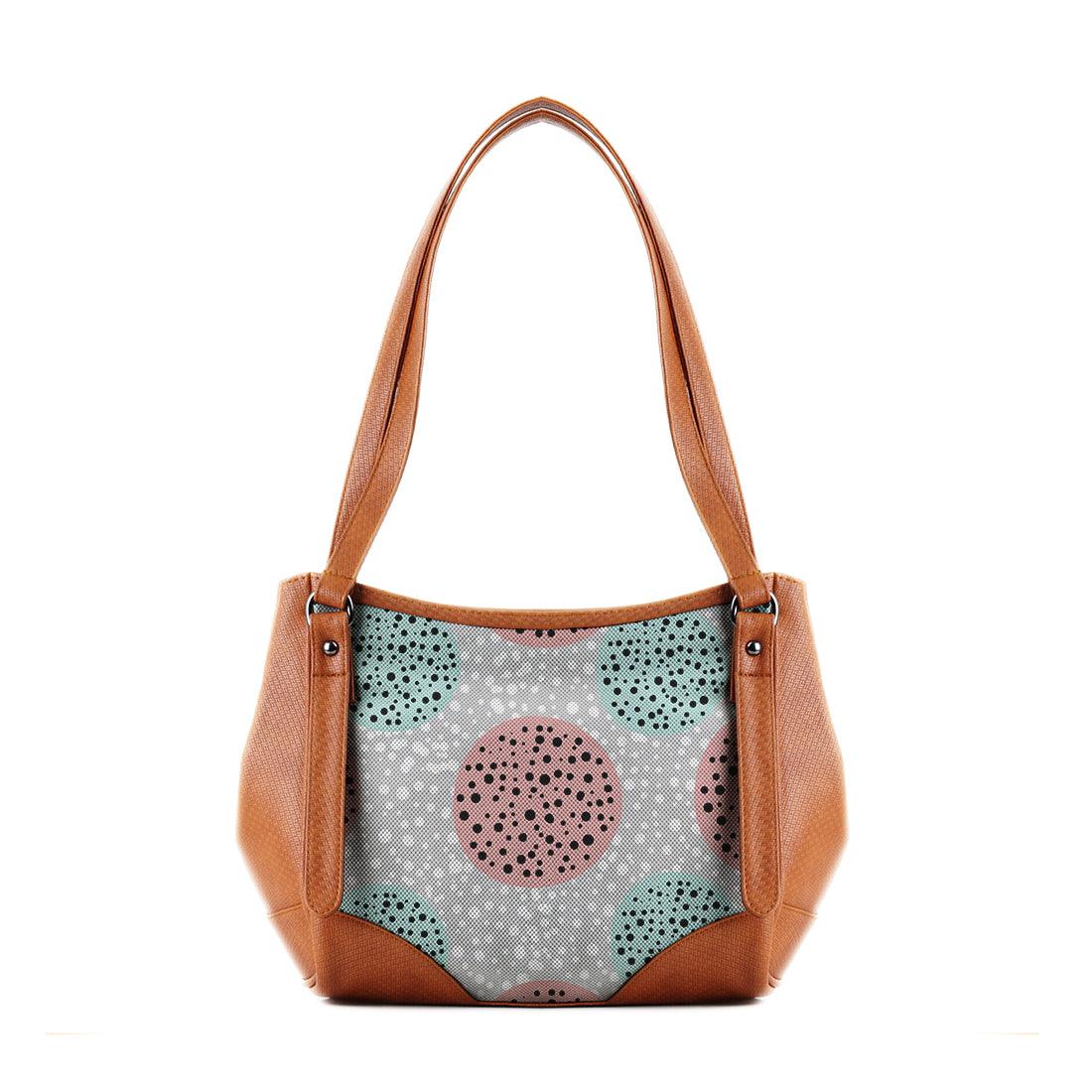 Leather Tote Bag Dots