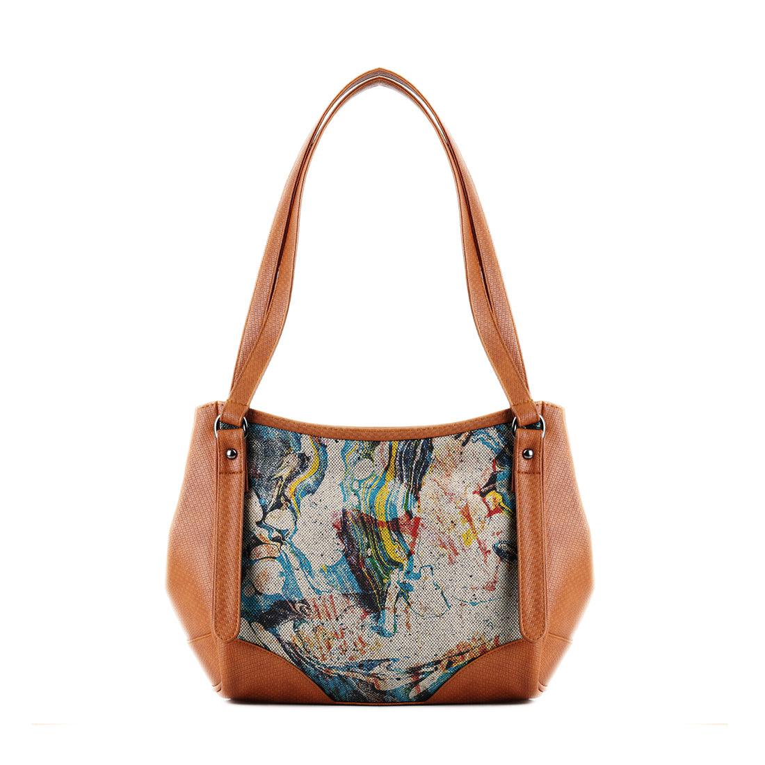 Leather Tote Bag Flows Liquid - CANVAEGYPT