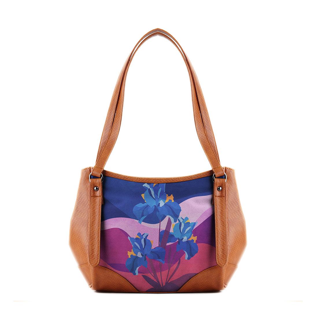 Leather Tote Bag Iris