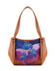Leather Tote Bag Iris