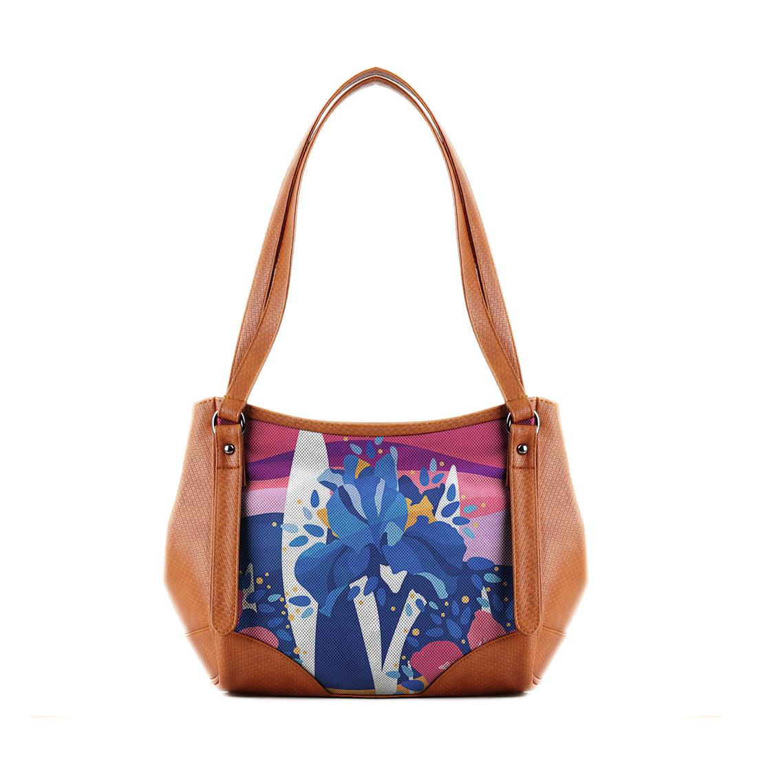 Leather Tote Bag Nature's palette - CANVAEGYPT