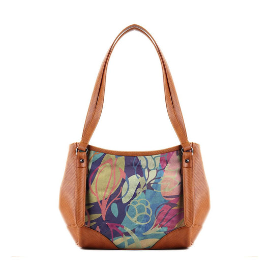 Leather Tote Bag Sea Herbs - CANVAEGYPT