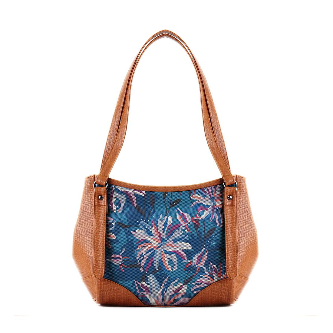 Leather Tote Bag Sea Leaf - CANVAEGYPT