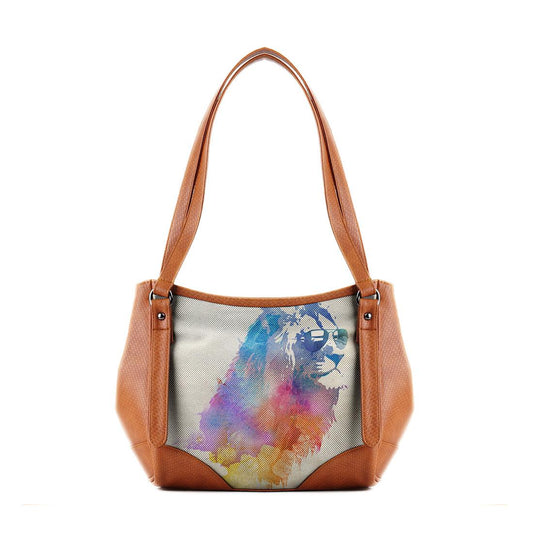 Leather Tote Bag Sunny Leo - CANVAEGYPT