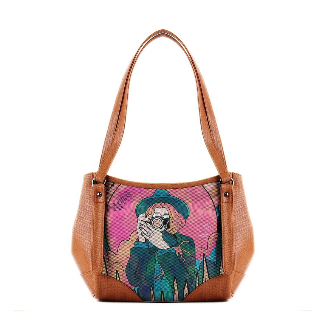 Leather Tote Bag The space photographer - CANVAEGYPT