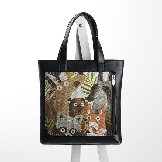 Leather Tote bag Cute Zoo - CANVAEGYPT