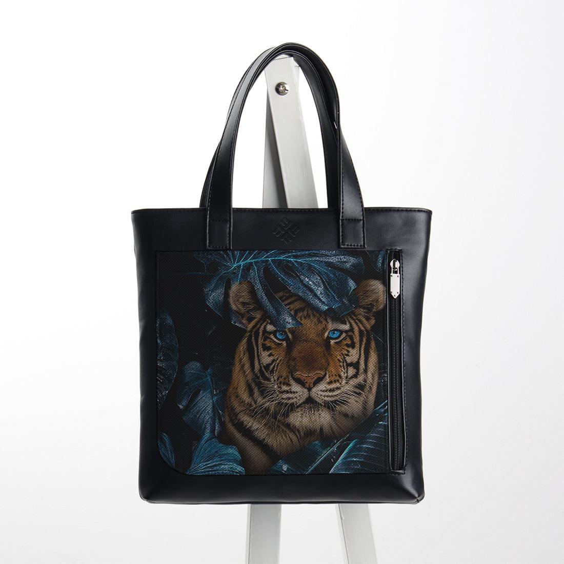 Leather Tote bag Fearless - CANVAEGYPT