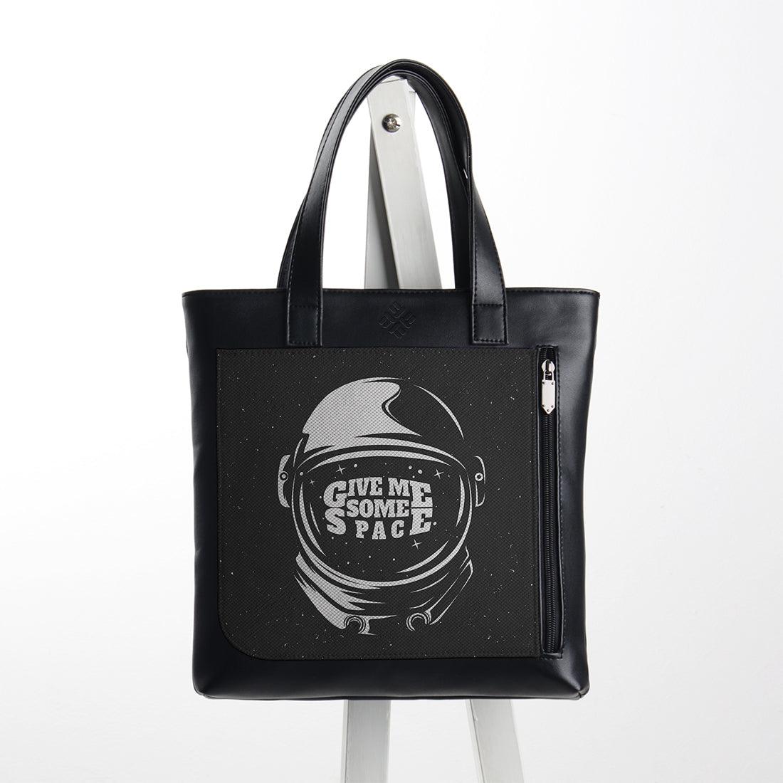 Leather Tote bag Give me some space - CANVAEGYPT