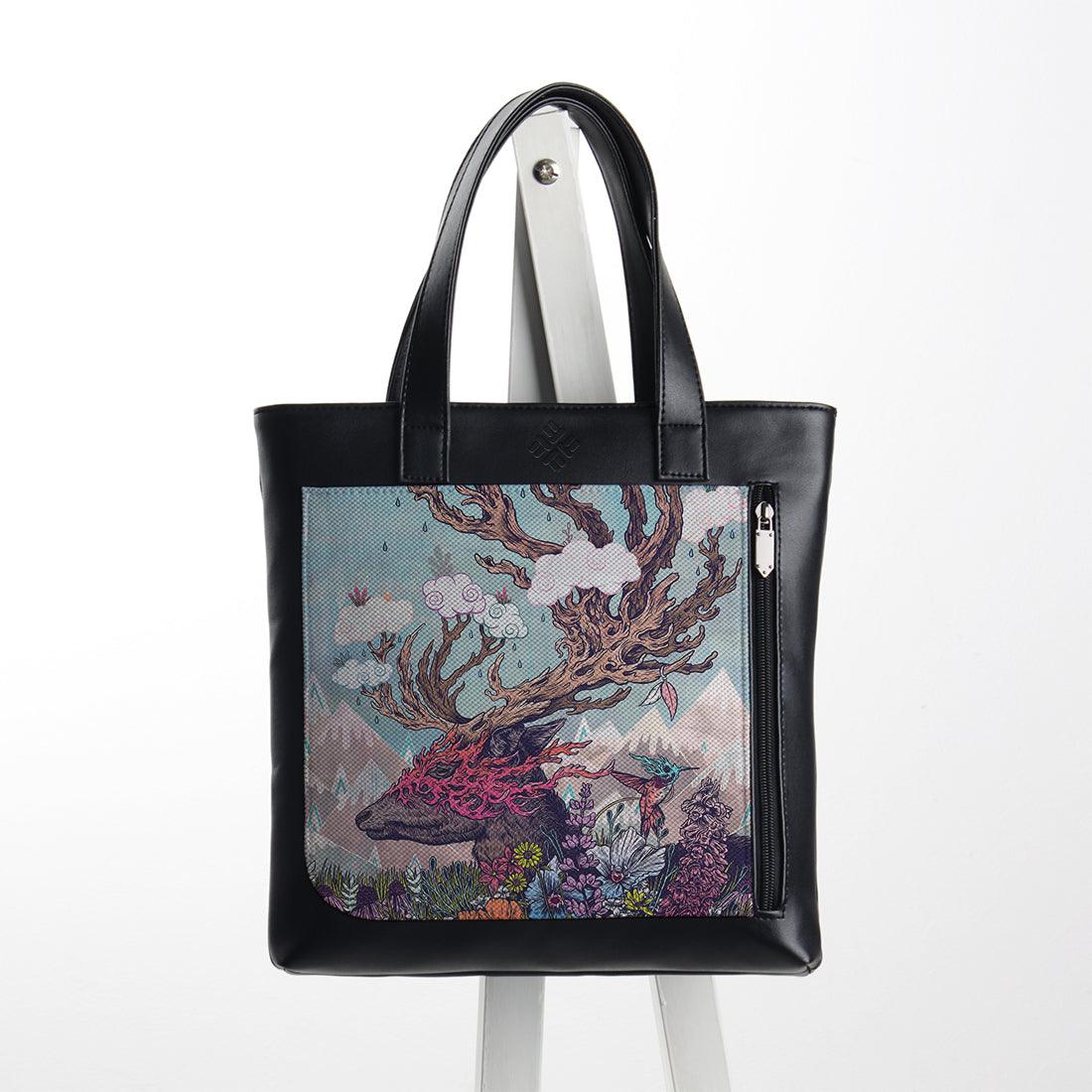 Leather Tote bag Journeying spirit - CANVAEGYPT