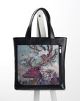 Leather Tote bag Journeying spirit