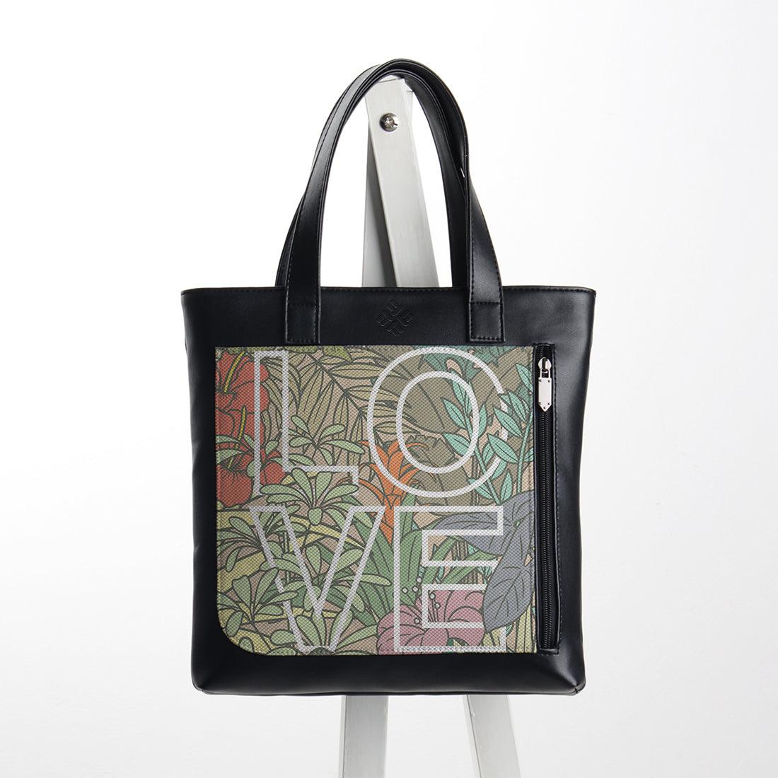 Leather Tote bag LOVE - CANVAEGYPT