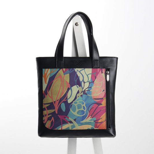 Leather Tote bag Sea Herbs - CANVAEGYPT