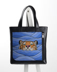 Leather Tote bag Sea tiger