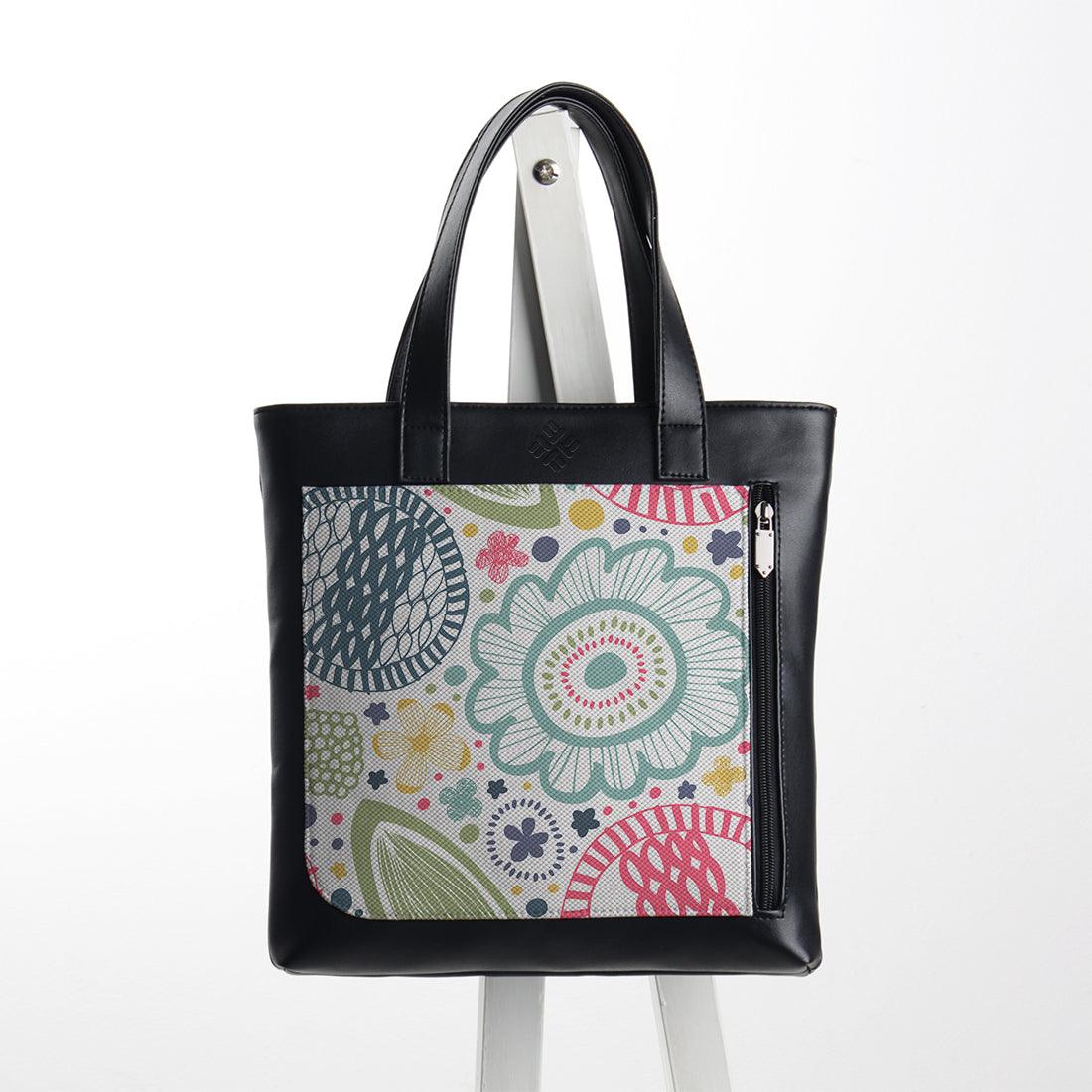 Leather Tote bag Summer mess - CANVAEGYPT
