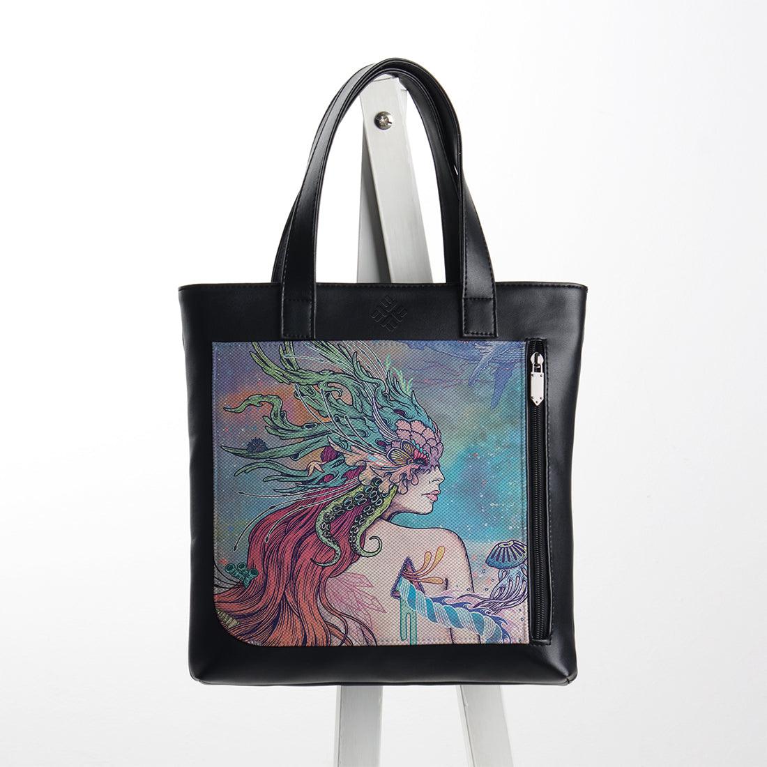Leather Tote bag The last mermaid - CANVAEGYPT