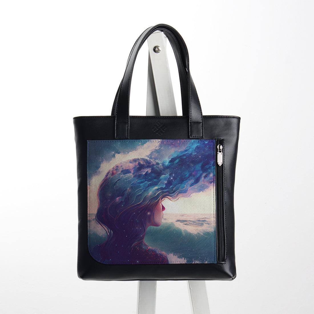 Leather Totebag Thinking Out Loud - CANVAEGYPT