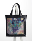 Leather Tote bag Tiger