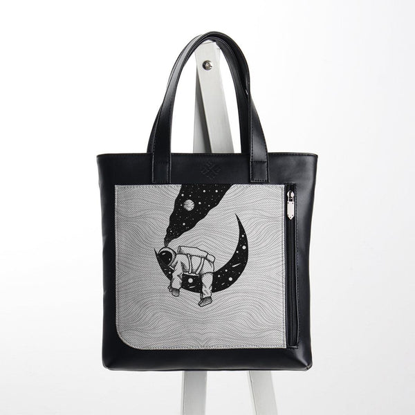 Leather Tote bag interstellar - CANVAEGYPT