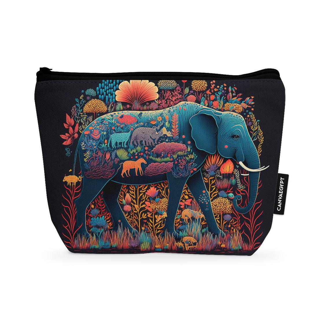 Makeup Pouch Elephant Nature - CANVAEGYPT
