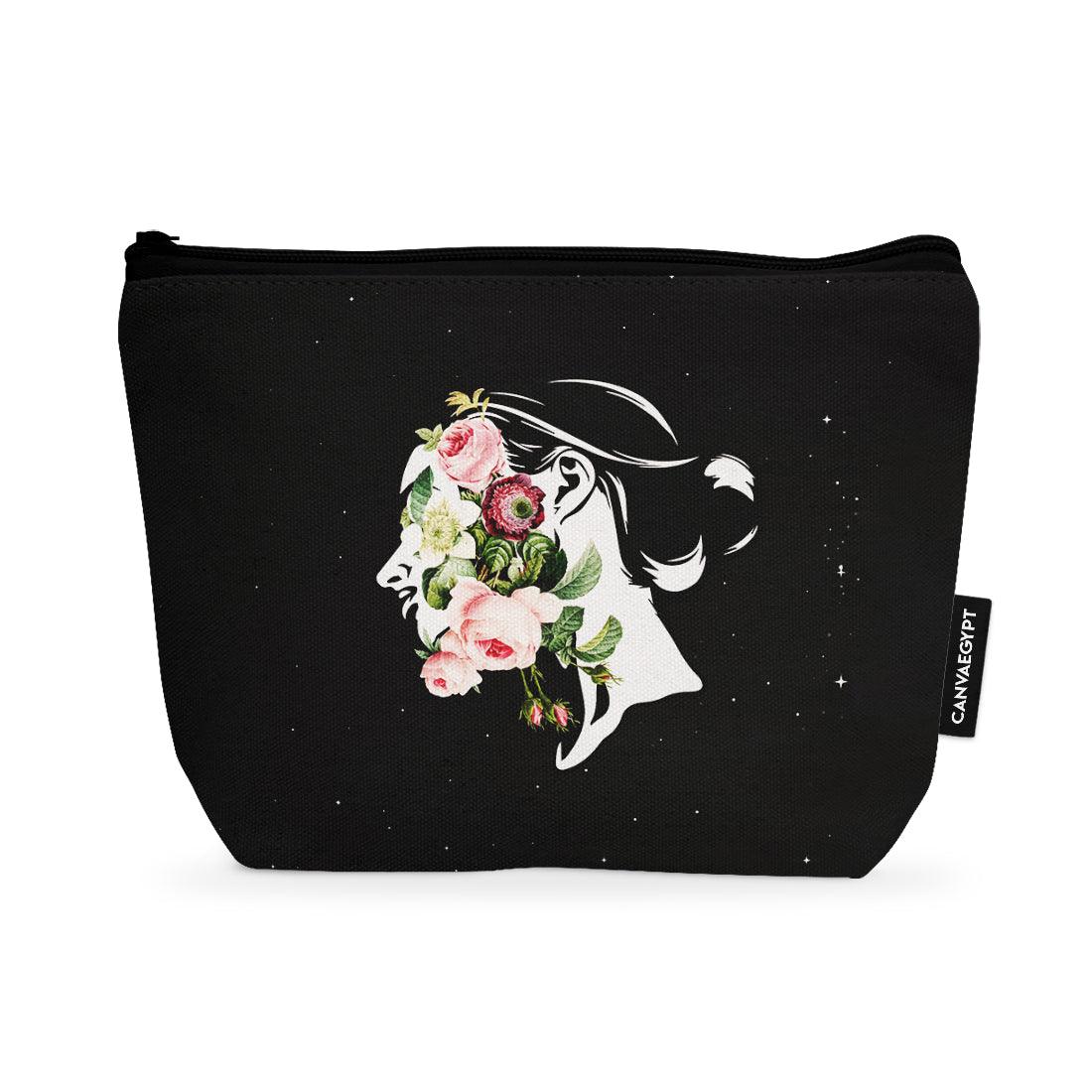 Makeup Pouch Flowers inside - CANVAEGYPT