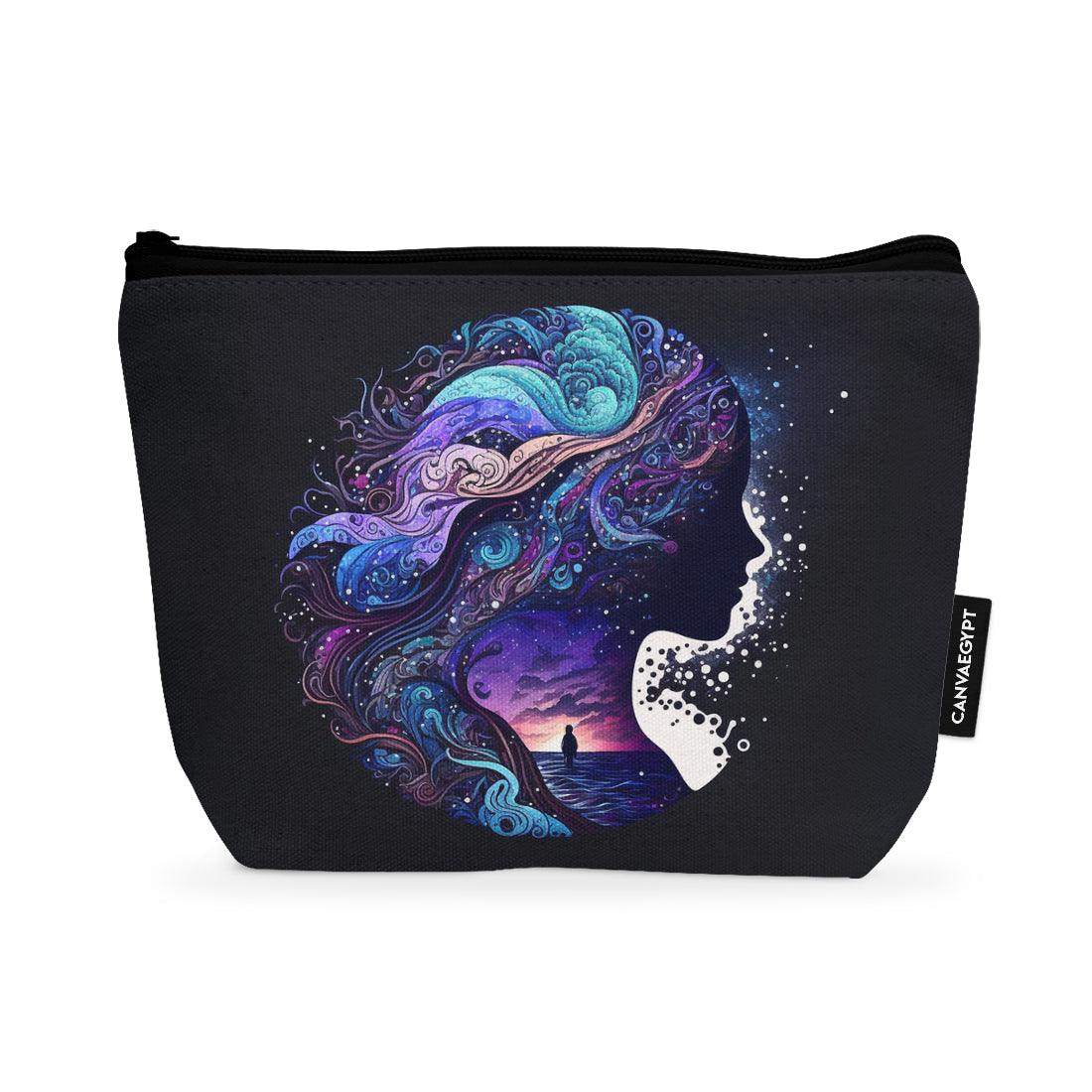 Makeup Pouch Galaxy Girl - CANVAEGYPT