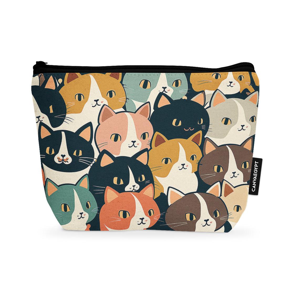 Makeup Pouch Kitties - CANVAEGYPT