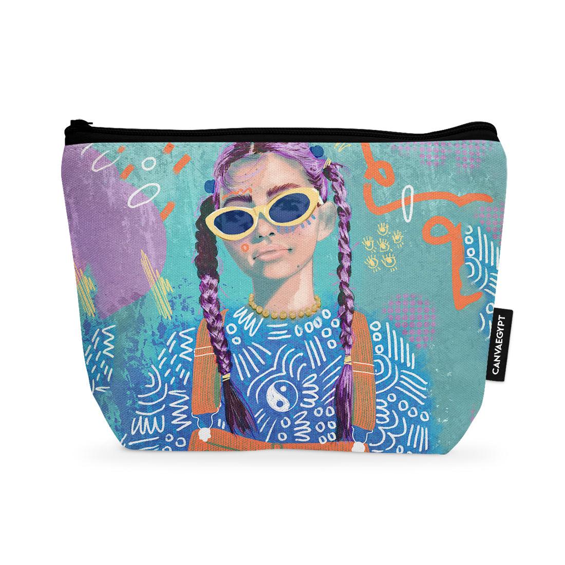 Makeup Pouch Lilac locks - CANVAEGYPT