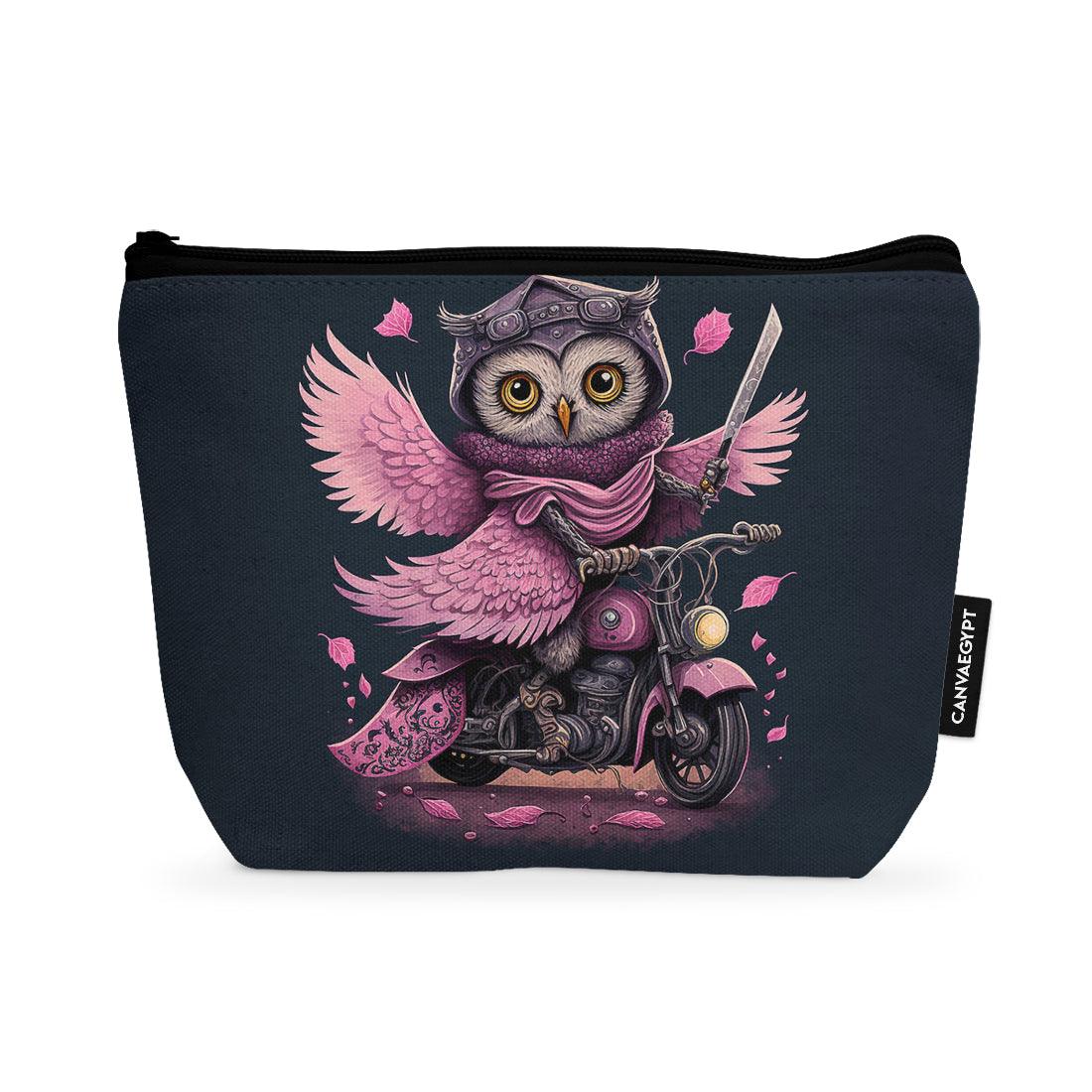 Makeup Pouch Moto Owl - CANVAEGYPT