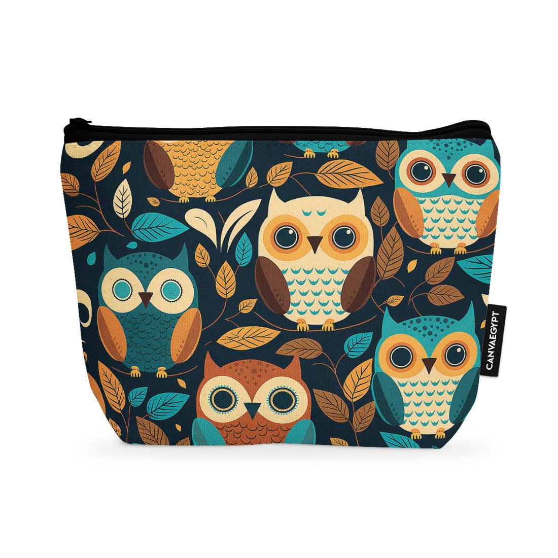 Makeup Pouch Owl In Woods - CANVAEGYPT
