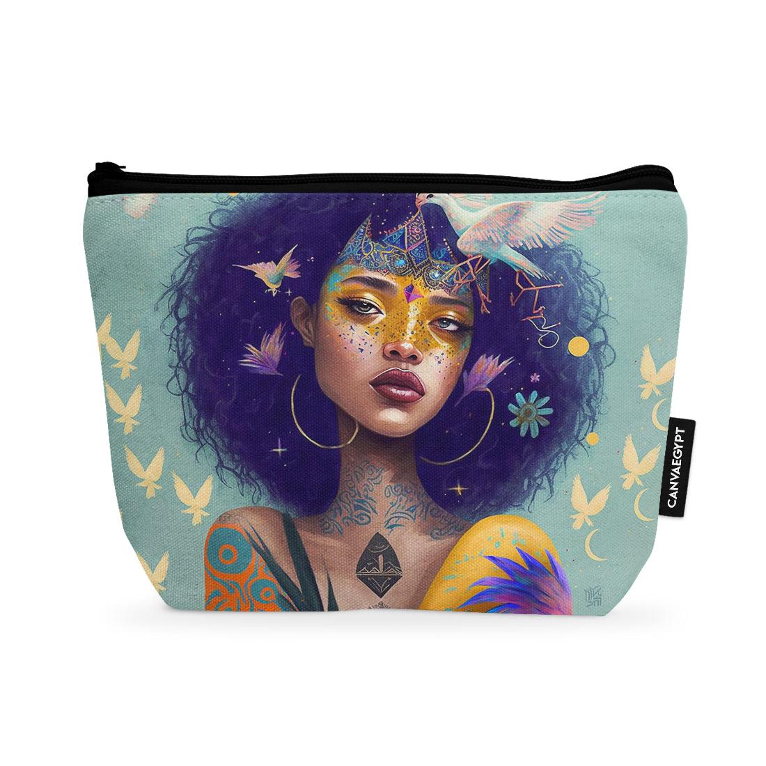 Makeup Pouch Pretty Queen - CANVAEGYPT
