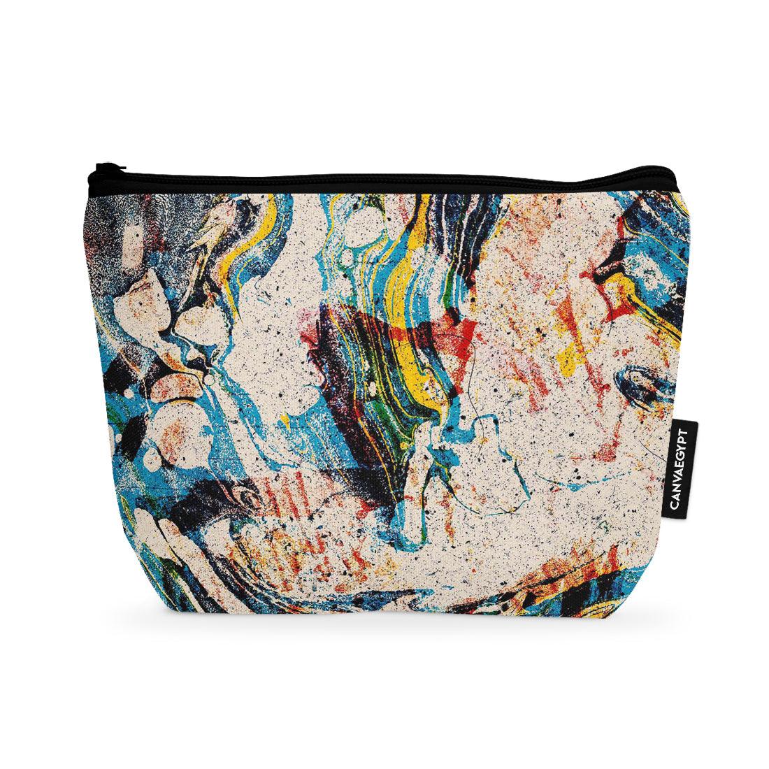 Makeup Pouch Sand Abstract - CANVAEGYPT