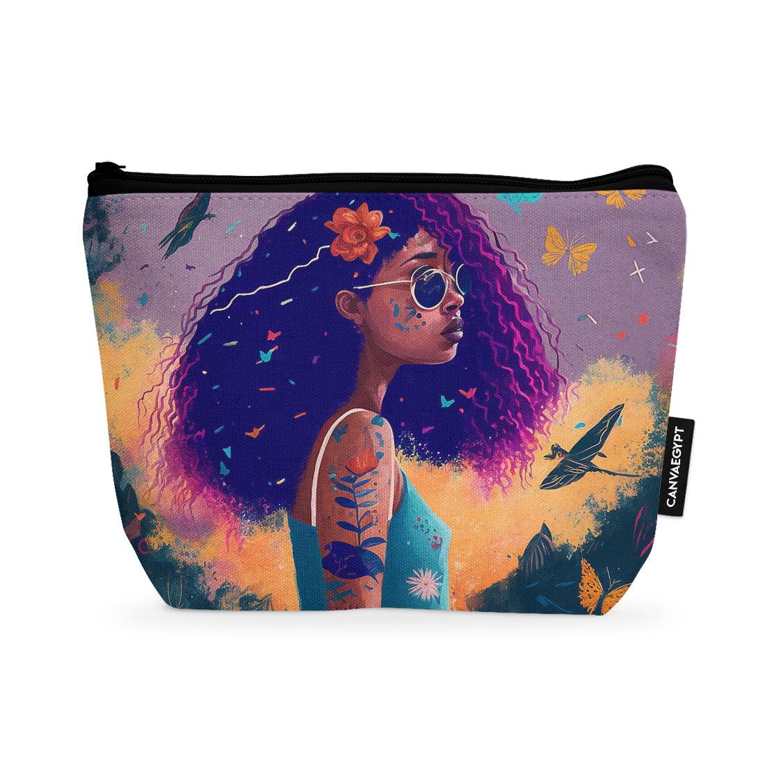 Makeup Pouch Tranquil Girl - CANVAEGYPT