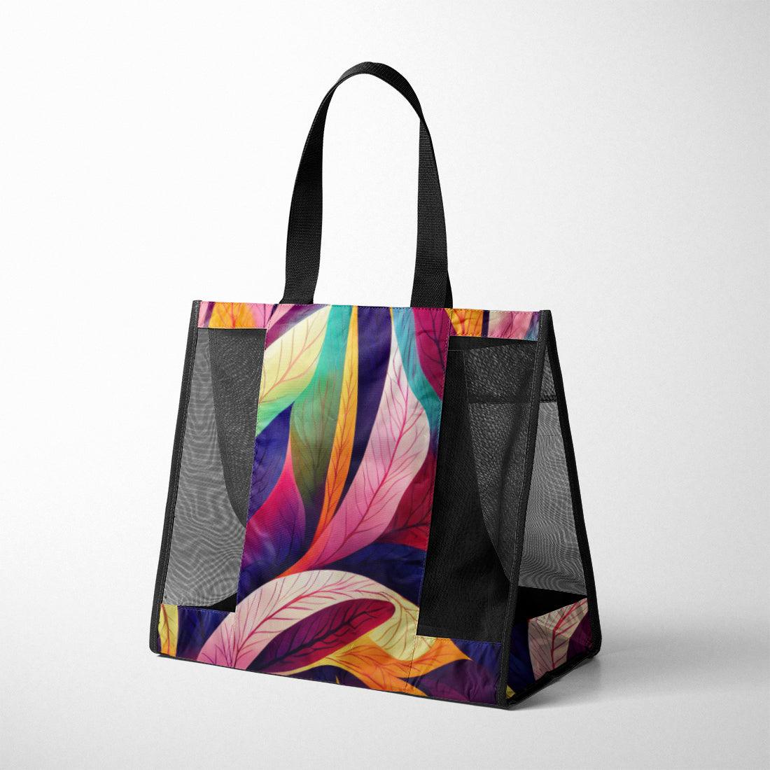 Mesh Bag Colorful Floral - CANVAEGYPT