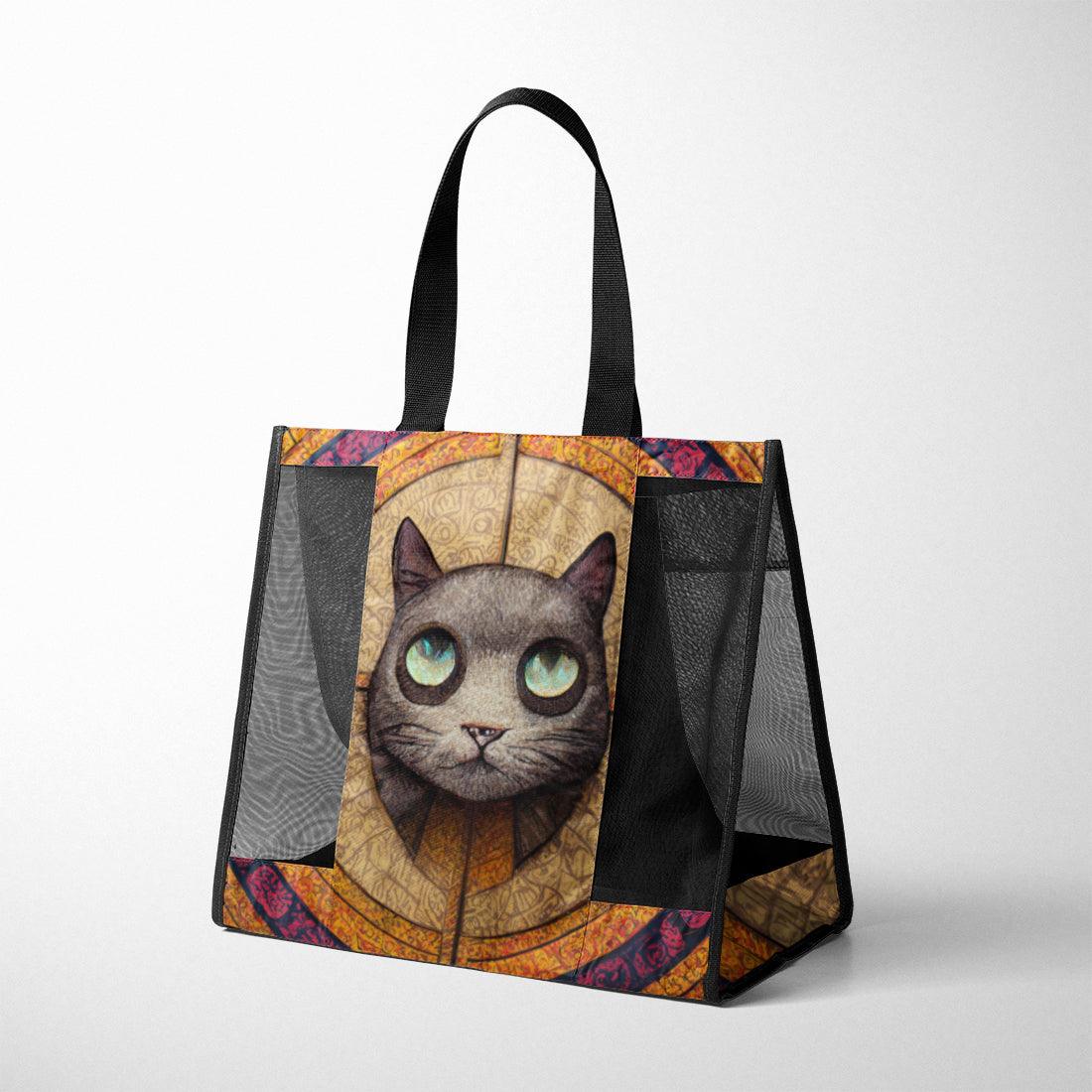 Mesh Bag Mandala Cat - CANVAEGYPT