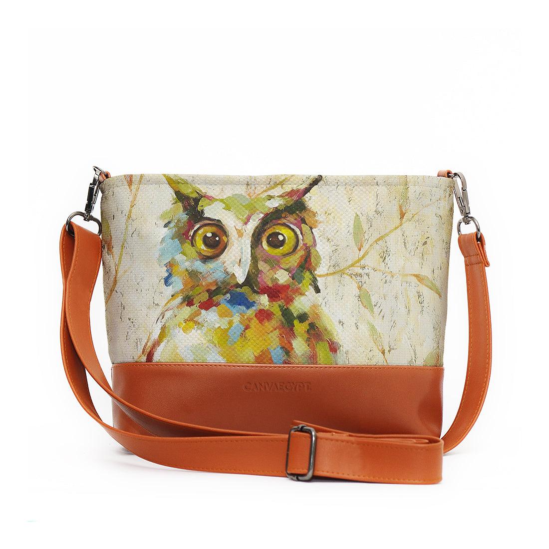 Mixed Crossbody Bags Abstract Owl - CANVAEGYPT